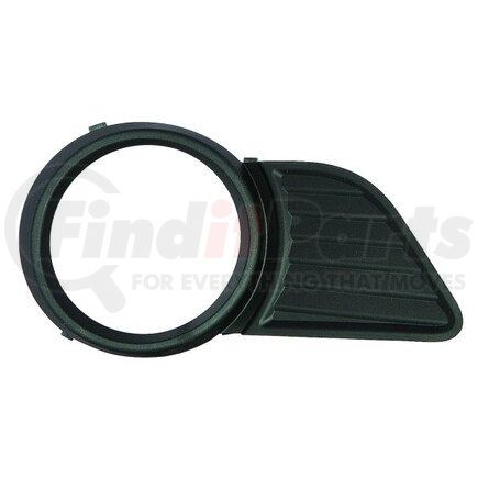 312-2527L-UD by DEPO - Bumper Insert - Fog Lamp Bezel, Front, LH, with Fog Lamp, without Park Sensor, Black