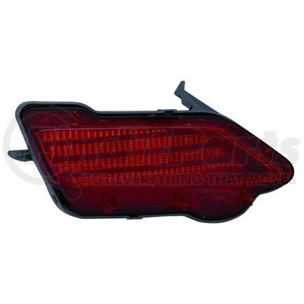 312-2906L-US by DEPO - Bumper Reflector, Rear, LH