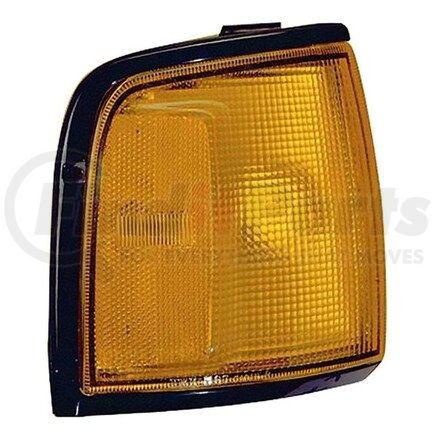 313-1501R-AS2 by DEPO - Parking/Side Marker Light, RH, Assembly, with Black Rim
