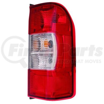 315-1975R-AS by DEPO - Tail Light, RH, Chrome Housing, Red/Clear Lens