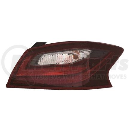 315-1987R-AS2 by DEPO - Tail Light, RH, Outer, Body Mounted, Chrome Housing, Red/Smoke Lens