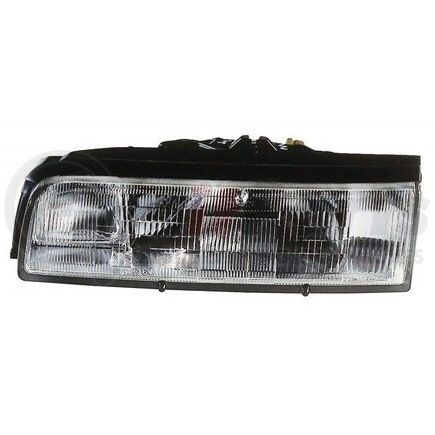 316-1115L-AS by DEPO - Headlight, LH, Chrome Housing, Clear Lens