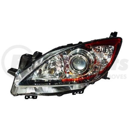 316-1140L-US2 by DEPO - Headlight, LH, Lens and Housing, Halogen