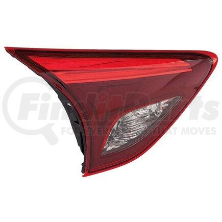 316-1312L-AC by DEPO - Tail Light, LH, Inner, Liftgate Mounted, Black Housing, Red/Clear Lens, LED, CAPA Certified