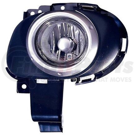 316-2002L-AS by DEPO - Fog Light, LH, Chrome Housing, Clear Lens