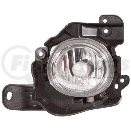 316-2016R-AQ by DEPO - Fog Light, RH, Chrome Housing, Clear Lens