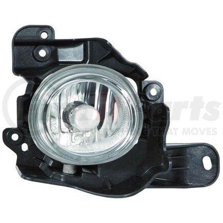 316-2016L-AQ by DEPO - Fog Light, LH, Chrome Housing, Clear Lens