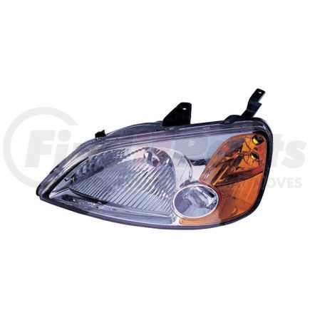 317-1119L-UC by DEPO - Headlight, LH, Chrome Housing, Clear Lens, CAPA Certified