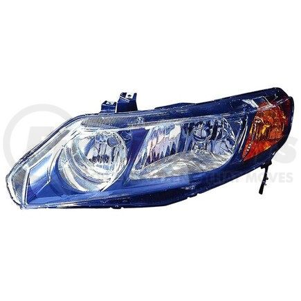 317-1147L-UC2Y by DEPO - Headlight, LH, Chrome Housing, Clear Lens, CAPA Certified