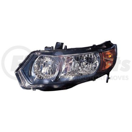 317-1148L-UC2 by DEPO - Headlight, LH, Black Housing, Clear Lens, CAPA Certified
