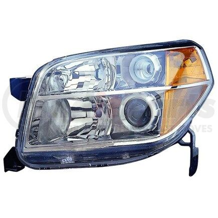 317-1149L-UC2 by DEPO - Headlight, LH, Chrome Housing, Clear Lens, with Projector, CAPA Certified