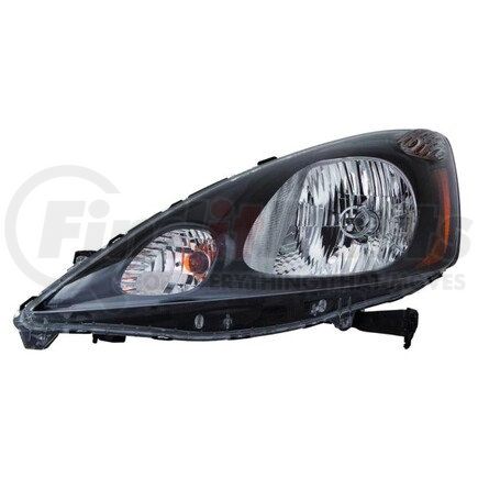 317-1157L-AC7 by DEPO - Headlight, LH, Black Housing, Clear Lens, CAPA Certified
