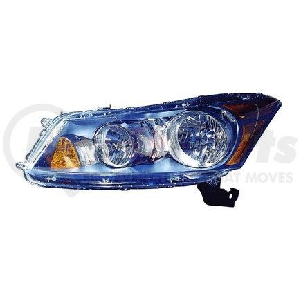 317-1154L-AC2 by DEPO - Headlight, LH, Chrome Housing, Clear Lens, CAPA Certified
