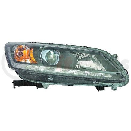 317-1167R-ACN3 by DEPO - Headlight, RH, Black/Chrome Housing, Clear Lens, CAPA Certified