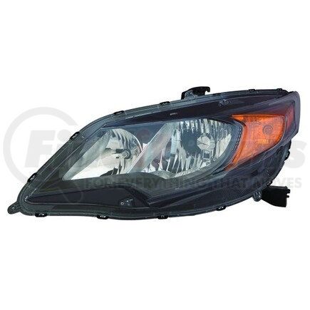 317-1170L-AC2 by DEPO - Headlight, LH, Black Housing, Clear Lens, CAPA Certified