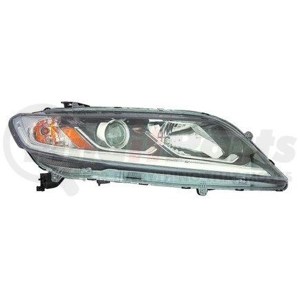 317-1177R-ACN2 by DEPO - Headlight, RH, Black Housing, Clear Lens, with LED DRL, CAPA Certified