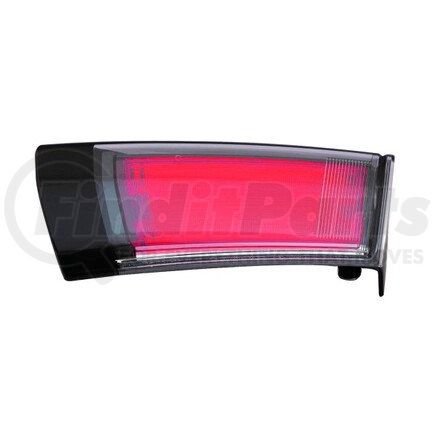 317-1344R-AC by DEPO - Tail Light, RH, Inner, Black Housing, Red Lens, Fiber Optic, LED, CAPA Certified