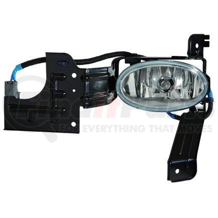 317-2044L-AQ by DEPO - Fog Light, LH, Chrome Housing, Clear Lens