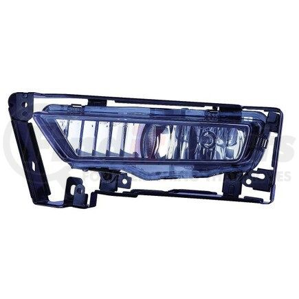 317-2051L-AQ2 by DEPO - Fog Light, LH, Chrome Housing, Clear Lens