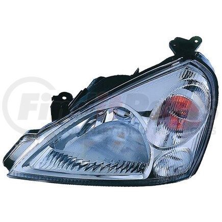 318-1107L-US by DEPO - Headlight, LH, Chrome Housing, Clear Lens