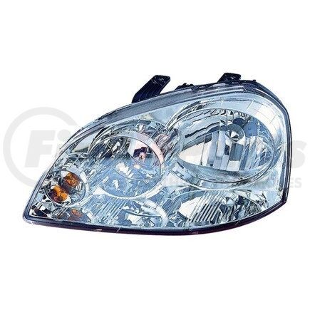 318-1108L-ASN by DEPO - Headlight, LH, Chrome Housing, Clear Lens