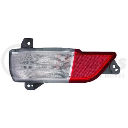 317-2913L-AC by DEPO - Backup Light, LH, Bumper Mounted, Chrome Housing, Red/Clear Lens, CAPA Certified