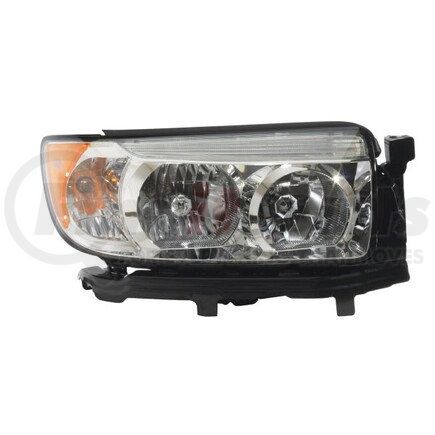 320-1119R-AS1 by DEPO - Headlight, RH, Chrome Housing, Clear Lens