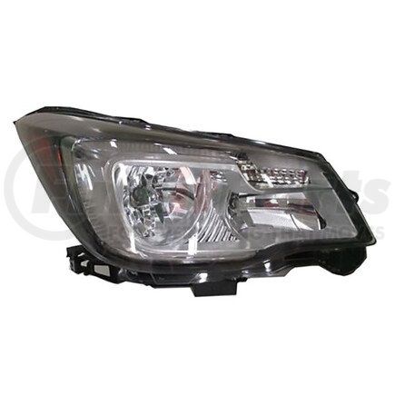 320-1129R-AC2 by DEPO - Headlight, RH, Black/Chrome Housing, Clear Lens, CAPA Certified