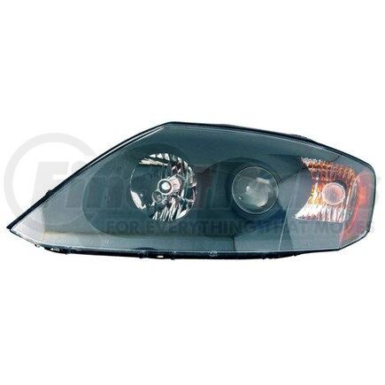321-1139L-ACN2 by DEPO - Headlight, LH, Black Housing, Clear Lens, with Projector, CAPA Certified
