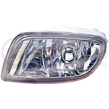 321-2017L-AQ by DEPO - Fog Light, LH, Chrome Housing, Clear Lens