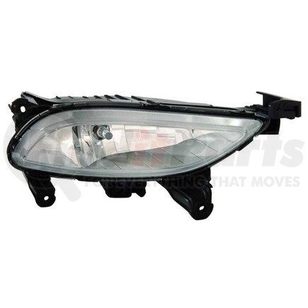 321-2025L-AC by DEPO - Fog Light, LH, Chrome Housing, Clear Lens, CAPA Certified