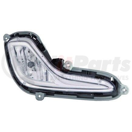 321-2028R-AQ by DEPO - Fog Light, RH, Chrome Housing, Clear Lens