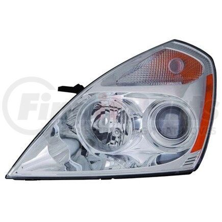 323-1120L-ASN by DEPO - Headlight, LH, Chrome Housing, Clear Lens, with Projector
