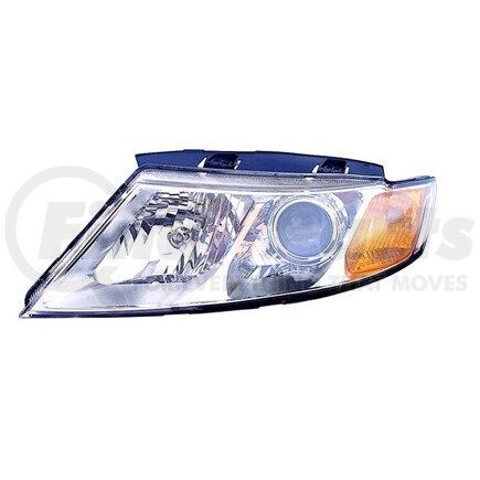 323-1129L-ASD1 by DEPO - Headlight, LH, Chrome Housing, Clear Lens, with Projector