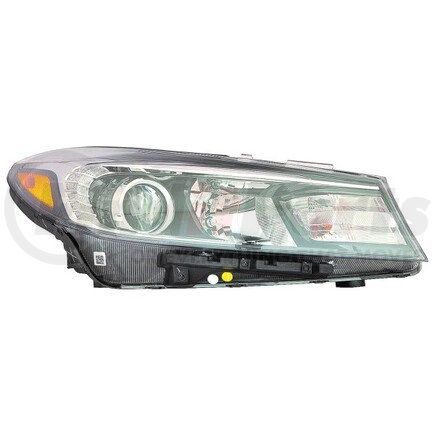 323-1156R-ACHN2 by DEPO - Headlight, RH, Black Housing, Clear Lens, with Projector, CAPA Certified