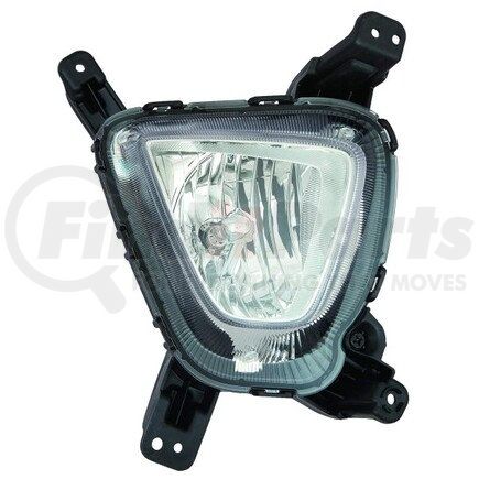 323-2040R-AS by DEPO - Fog Light, RH, Chrome Housing, Clear Lens