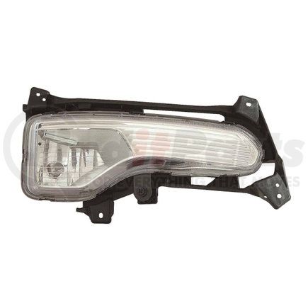 323-2042R-AS by DEPO - Fog Light, RH, Chrome Housing, Clear Lens