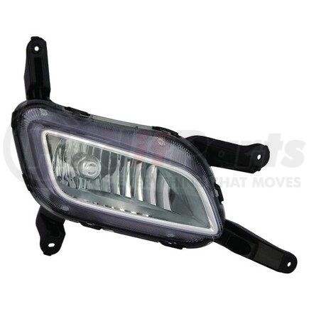 323-2035R-AS by DEPO - Fog Light, RH, Chrome Housing, Clear Lens