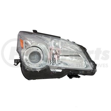 324-1121R-US by DEPO - Headlight, RH, Chrome Housing, Clear Lens, with Projector