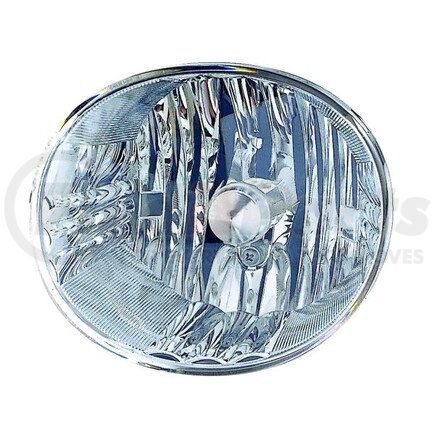 324-2004L-AQ by DEPO - Fog Light, LH, Chrome Housing, Clear Lens