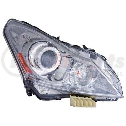 325-1104R-ASH7 by DEPO - Headlight, RH, Chrome Housing, Clear Lens, with Projector