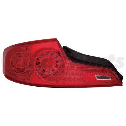 325-1903L-AS by DEPO - Tail Light, LH, Chrome Housing, Red Lens