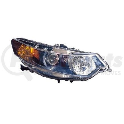 327-1104R-UCH2 by DEPO - Headlight, RH, Black Housing, Clear Lens, with Projector, CAPA Certified