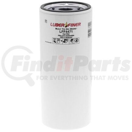 LFF4471 by LUBER-FINER - MD/HD Spin - On Fuel Filter