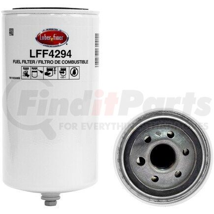 LFF4294 by LUBER-FINER - Luberfiner LFF4294 4" Spin-on Fuel Filter