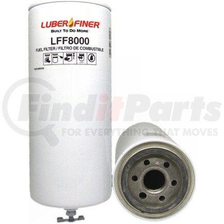LFF8000 by LUBER-FINER - 4" Spin - on Fuel Filter