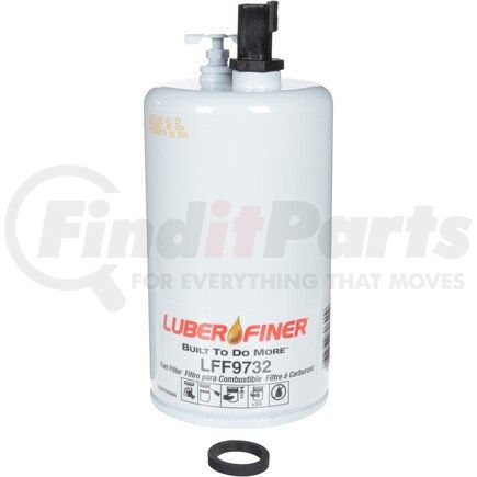 LFF9732 by LUBER-FINER - 4" Spin - on Fuel Filter
