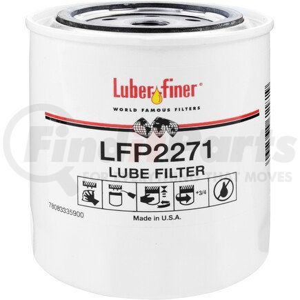 LFP2271 by LUBER-FINER - 4" Spin - on Oil Filter