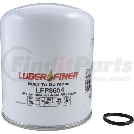 LFP8654 by LUBER-FINER - MD/HD Spin - on Oil Filter