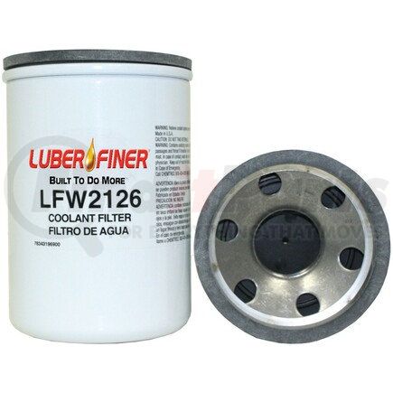 LFW2126 by LUBER-FINER - 4" Spin - on Coolant Filter